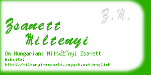 zsanett miltenyi business card